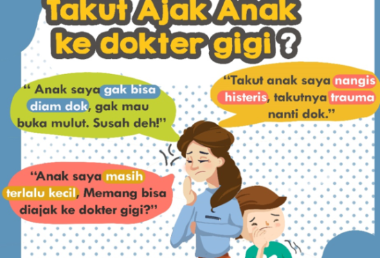 Mengatasi Kekhawatiran Orangtua Saat Membawa Anak Ke Dokter Gigi