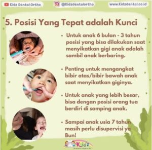 Tips Menyikati Gigi Anak 3