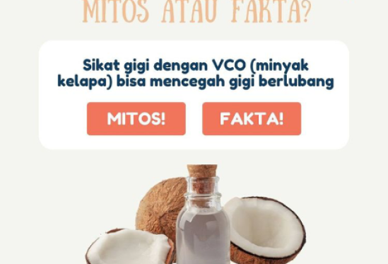 Mitos/Fakta Minyak Kelapa Mencegah Gigi Berlubang?